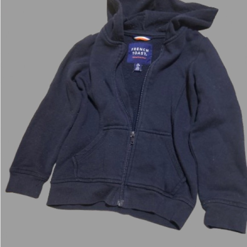 French Toast Navy Blue Kids Hoodie